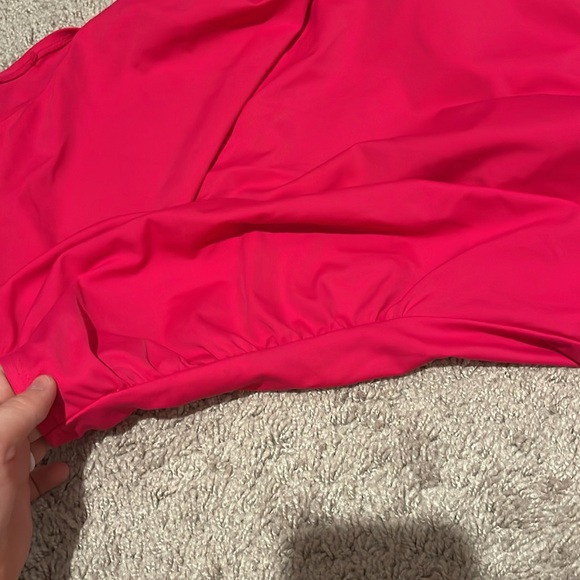 Motherhood Maternity Size M Fuchsia Swimsuit - Picture 5 of 5